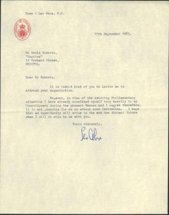 ABSE, Leo. (Welsh Labour MP).