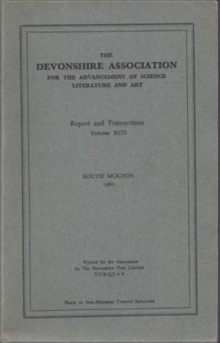 DEVONSHIRE ASSOCIATION FOR THE ADVANCEMENT OF SCIENCE LITERATURE AND ART, THE.
