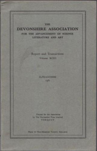 DEVONSHIRE ASSOCIATION FOR THE ADVANCEMENT OF SCIENCE LITERATURE AND ART, THE.